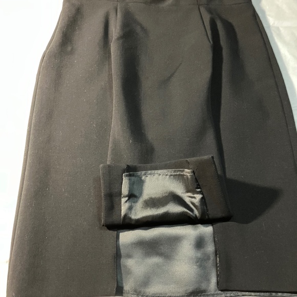 MUI MUI PRADA WOOL SKIRT WOMENS Size 40 Black Made in Italy Classic Black Skirt - Picture 3 of 8